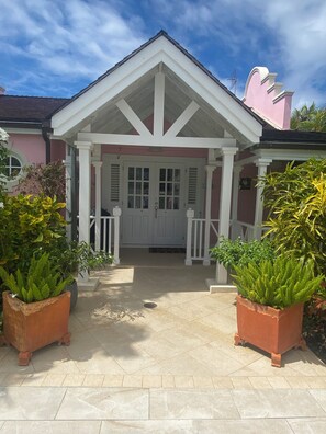 Entrance to the villa