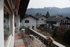 Balkon, blick nach Westen zum Kreuzeck