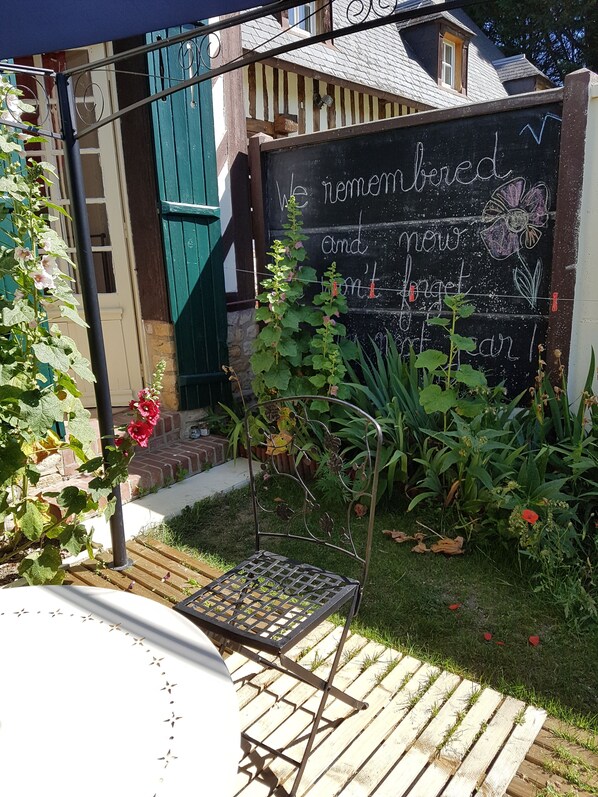 Terrace de  l'appartement Côte Fleurie