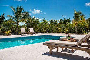 View over the pool