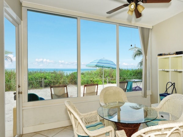 Spacious Lanai with new windows to soak in the views!