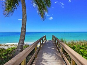 Enjoy views of the turquoise Siesta Key water from our beachfront condo