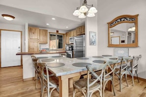 Large dining area - seats 11