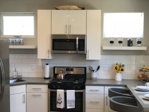 Full kitchen with brand new appliances