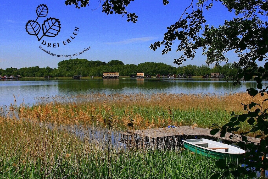 Traumhaus am Inselsee, mit privatem Seezugang Bootssteg und