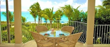 Suite Margarita - a view from the balcony overlooking the lush tropical paradise