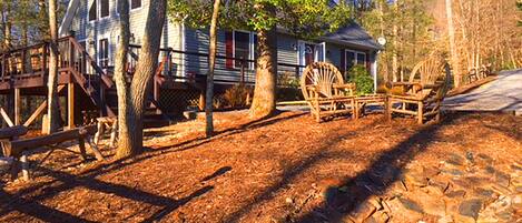 View of house from backyard