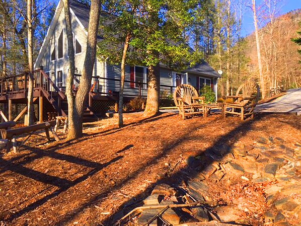 View of house from backyard