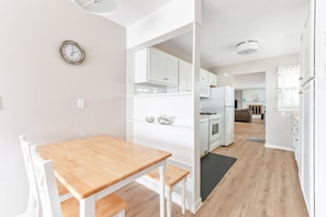 Additional view of breakfast nook leading into the kitchen.
