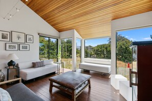 "The 6 captain beds with those huge bolsters created plenty of space to spread around either sitting or reclining and taking a nap"