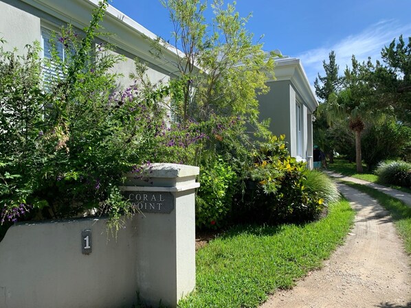 Entrance to cottage