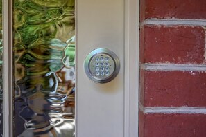 Keyless access - the door code is provided prior to arrival