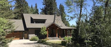 Nestled in the forest on the banks of Fish Creek