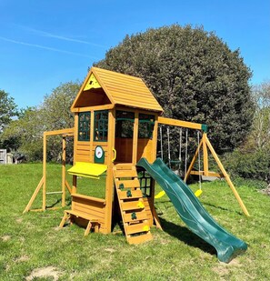 Play area in the paddock