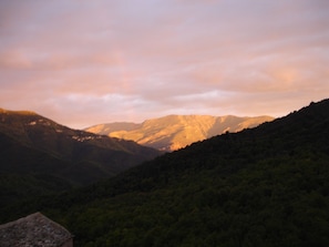 Blick von der Unterkunft