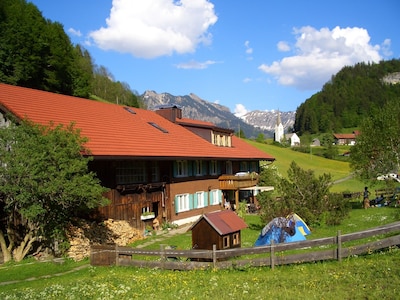  Casa de campo de montaña Allgäu, en una ubicación única - billete de tren de montaña incluido     