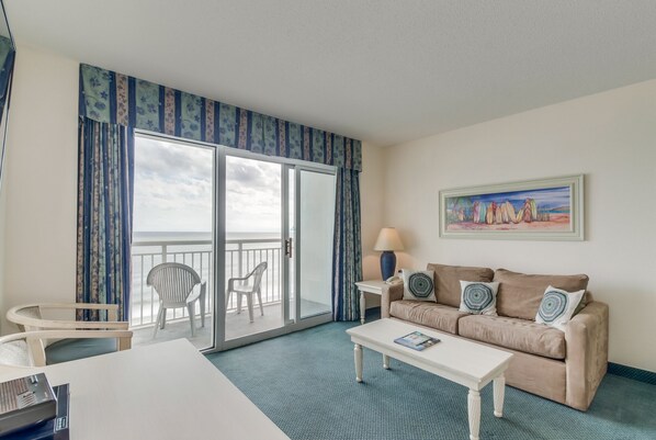 Oceanfront Living Room