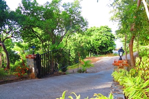 Drive Way entering the Villa property