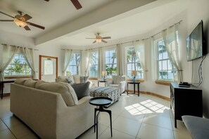 Ocean view from the spacious living area
