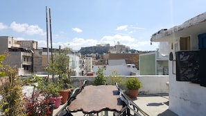 Acropolis view at rooftop(private space)