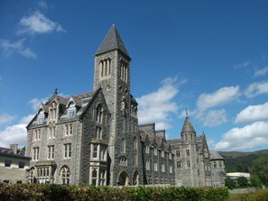 Gruinyards is on the top floor of the old Monastery, next to the tower