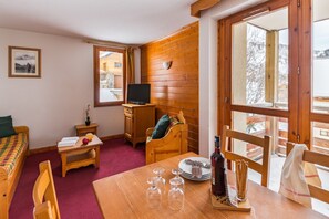 Sit back and relax in the cozy living area after a great day.