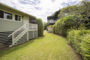 View of Cottage and main house. This property hosts two separate rentals.
