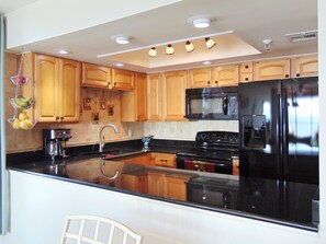 Fully furnished kitchen - just bring the food and your favorite recipes!