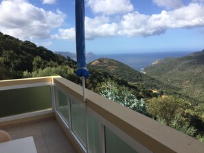 Blick vom Balkon