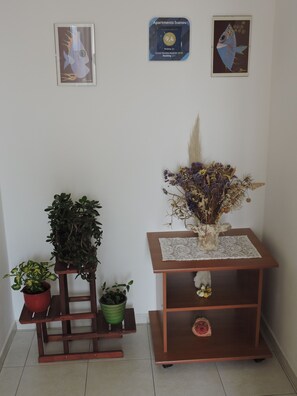 Interior entrance