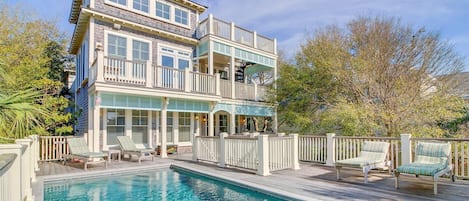 Dive into pool bliss.