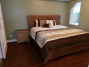 Bedroom off the Great Room, charming and spacious 