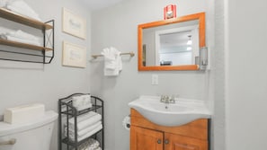 Surf Beach Room 204 Guest Bathroom