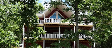 Back of the house, taken from the dock