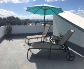 Enjoy the views while basking in the sun.