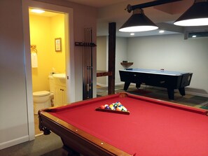 game room half bath