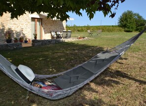 The hammock under the mulberry tree