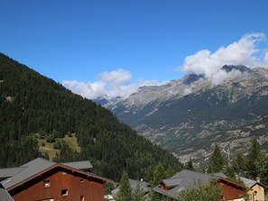 Blick von der Unterkunft