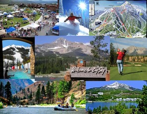 Hike, bike, horseback ride, golf, river raft, ski or just enjoy the tranquility.