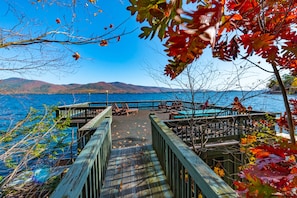 A bridge to breathtaking experience of lake views.