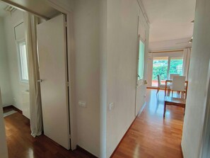 Luminous corridor and living area