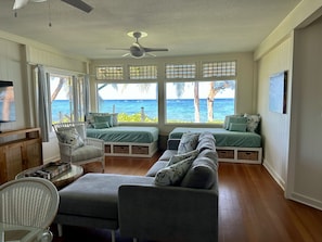 Oceanfront living area