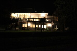 Back of oasis at night