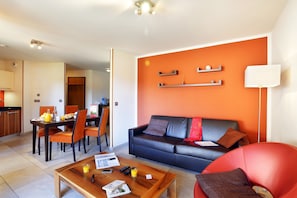 Welcome to our elegant and modern apartment.