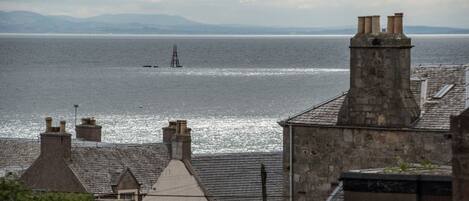 Top floor view directly across The Forth