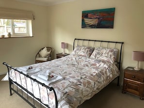 King Size Bed in Master Bedroom