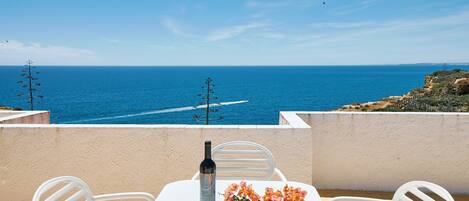 Fantastischer Meerblick von der privaten Dachterrasse