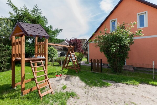 Viking holiday home on Wolin Island, Garden