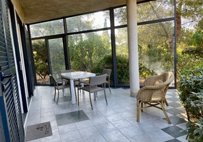 Terrasse verandée