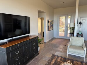 Front door leads into main floor living space.